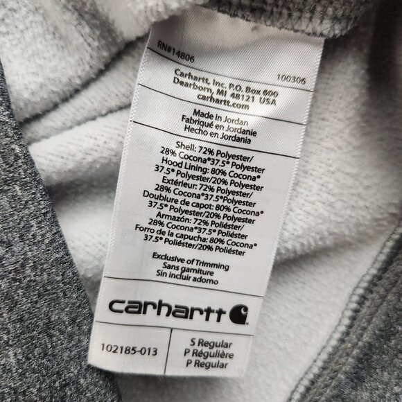 Carhartt Force Hoodie Women's Small Sweatshirt Slight Fit Pocket Pullover Jumper - Picture 4 of 11